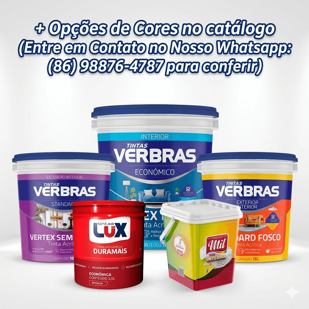 + Opção de Cores de Tintas (A partir de R$ 55,00)