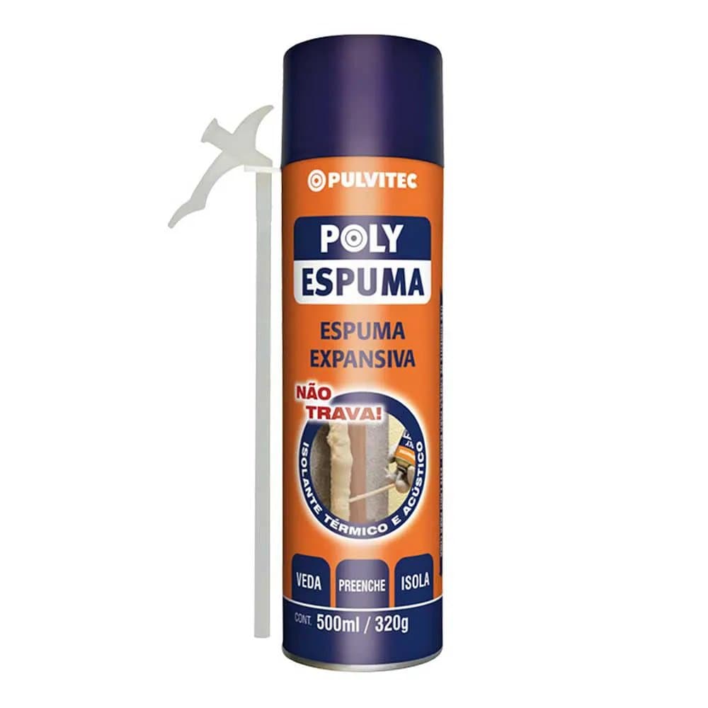 Espuma Expansiva 500ml Pulvitec Polyforte