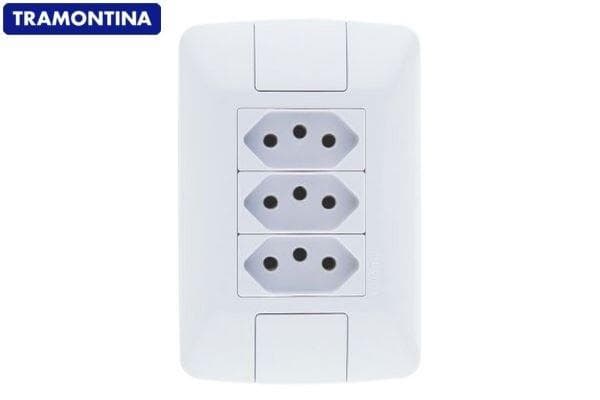 Tomada Tripla 10A - Tramontina
